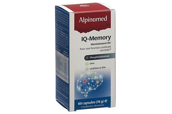 ALPINAMED IQ-Memory caps bte 60 pce