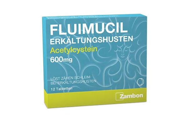 Fluimucil toux grasse cpr 600 mg 12 pce