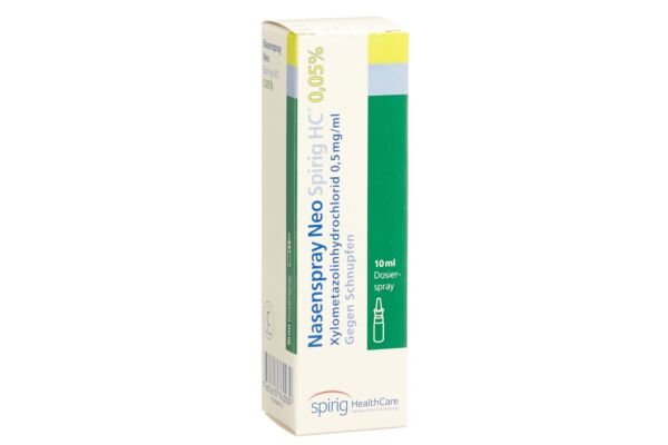 Spray nasal Neo Spirig HC 0.05 % spr dos 10 ml