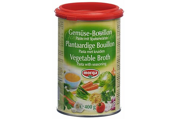 Morga Gemüse Bouillon Paste mit Speisewürze 400 g