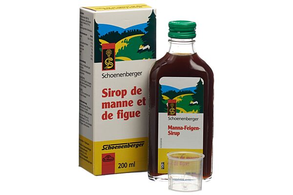 Schoenenberger Sirop de manne et de figue fl 200 ml