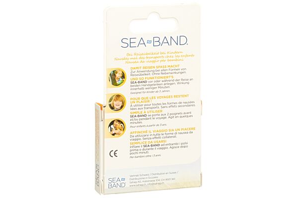 Sea-Band bracelet d'acupression enfant bleu 1 paire à petit prix