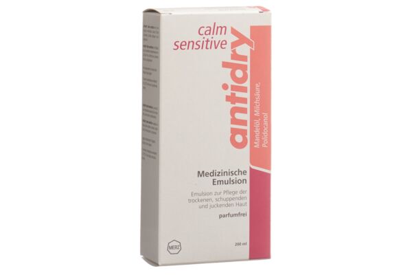 antidry calm sensitive lotion sans parfum fl 200 ml