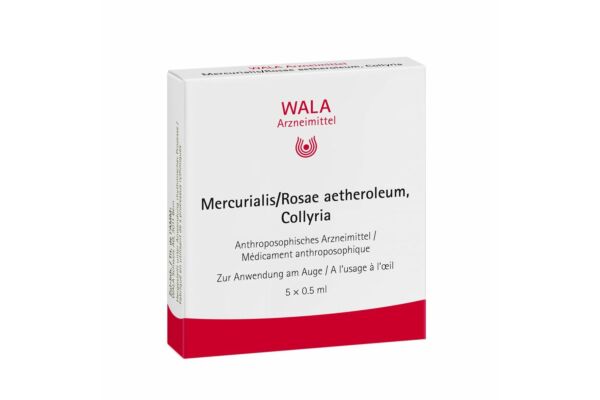 Wala Mercurialis/Rosae aetheroleum Gtt Opht 5 Monodos 0.5 ml