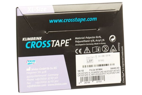 Crosstape anti-douleur et acupuncture XL 40 pce