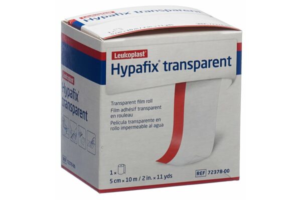 Hypafix transparent 5cmx10m non stérile rouleau