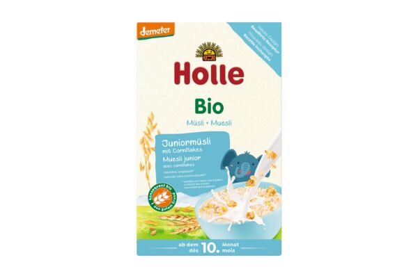 Holle Bio-Muesli Juniors aux 3 céréales avec corn-flakes 250 g