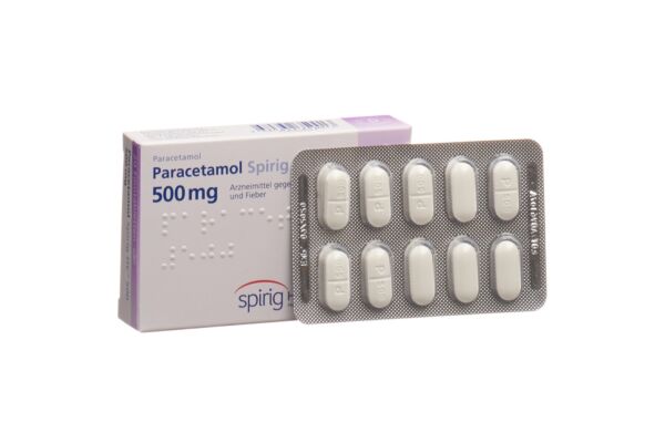 Paracetamol Spirig HC Filmtabl 500 mg 20 Stk