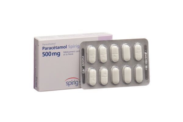 Paracétamol Spirig HC cpr pell 500 mg 20 pce