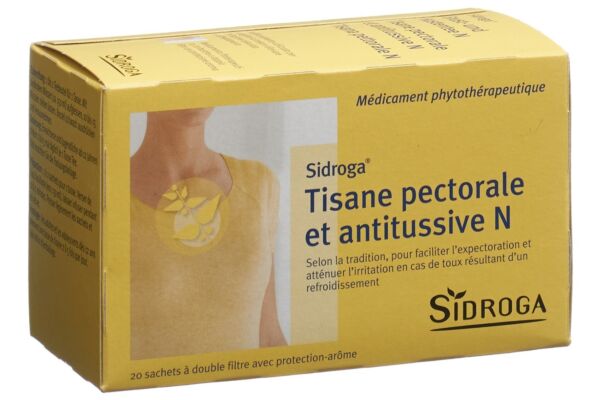 Sidroga tisane pectorale et antitussive N 20 sach 2 g