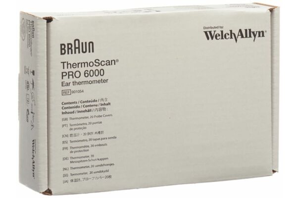 Braun ThermoScan Ohrthermometer PRO 6000 Welch Allyn