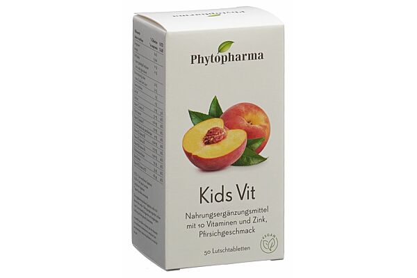 Phytopharma Kids Vit Lutschtabl 10 Vitamine & Zink 50 Stk