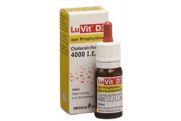 LuVit D3 Cholecalciferolum ölige Lösung 4000 IE/ml zur Prophylaxe Fl 10 ml