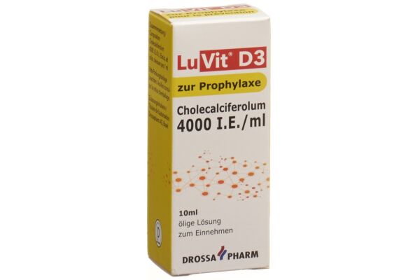 LuVit D3 Cholecalciferolum solution huileuse 4000 UI/ml pour la prévention fl 10 ml