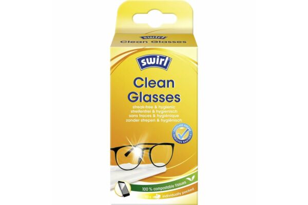 Lingettes nettoyantes pour lunettes