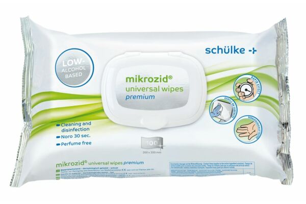 mikrozid universal wipes premium sach 100 pce