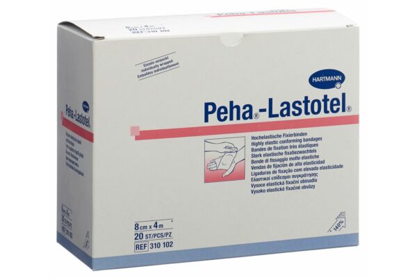 Peha-Lastotel bandes de fixation 8cmx4m 20 pce