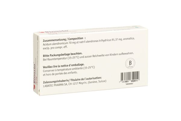 Binosto Brausetabl 70 mg Btl 4 Stk