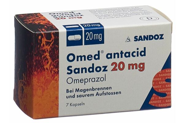Omed antacid Sandoz Kaps 20 mg 7 Stk