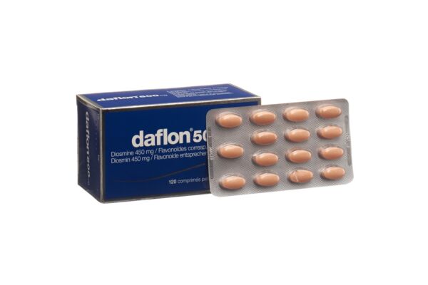 Daflon cpr pell 500 mg 120 pce