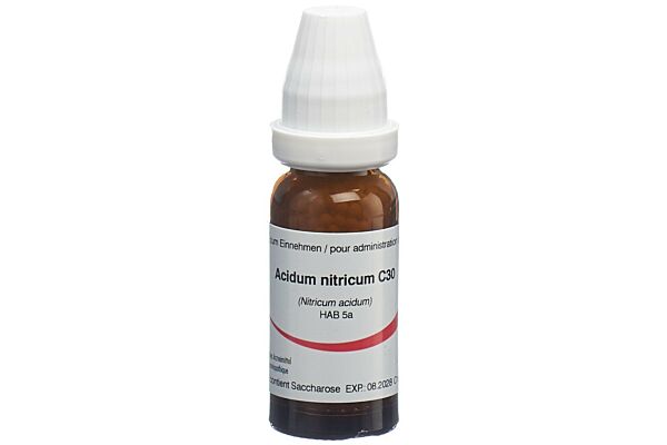 Omida acidum nitricum glob 30 C 14 g