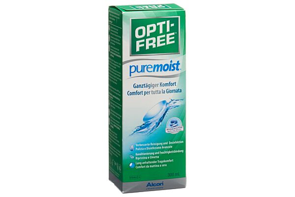 Opti Free PureMoist solution multi-fonctions de décontamination sol fl 300 ml