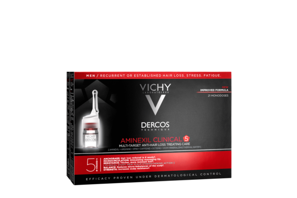 Vichy Dercos Aminexil Clinical 5 Hommes 21 x 6 ml