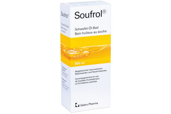 Soufrol Schwefel-Öl-Bad Fl 800 ml