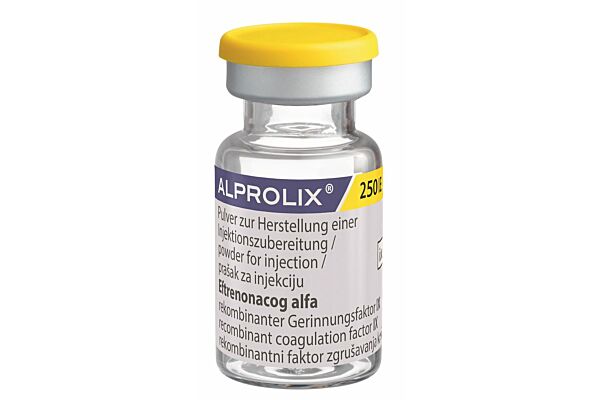 Alprolix subst sèche 250 UI avec solvant flac