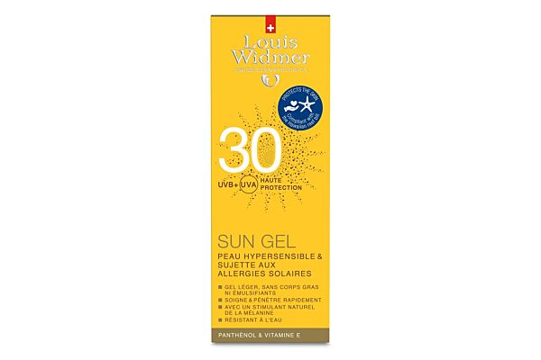 Louis Widmer Sun Gel LSF30 parfumiert 100 ml