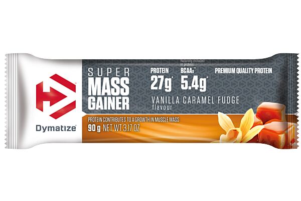 Dymatize Super Mass Gainer Bar Vanilla Karamell 90 g