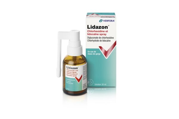 Lidazon Chlorhexidin und Lidocain Spray Fl 30 ml
