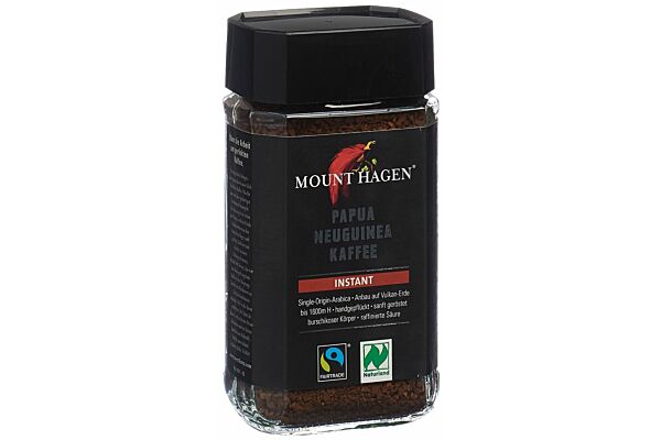 Mount Hagen Kaffee instantané Bio Fairtrade 100 g