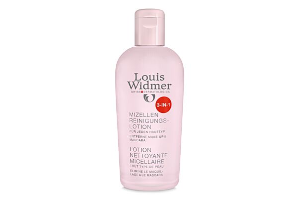Louis Widmer lotion nettoyant micellaire sans parfum 200 ml