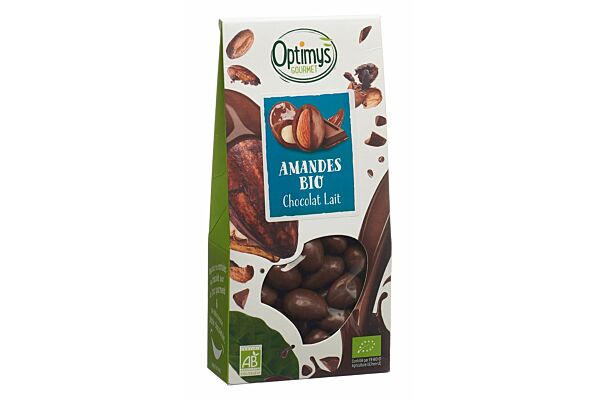 Optimy Genuss Mandeln Milchschokolade Bio 150 g