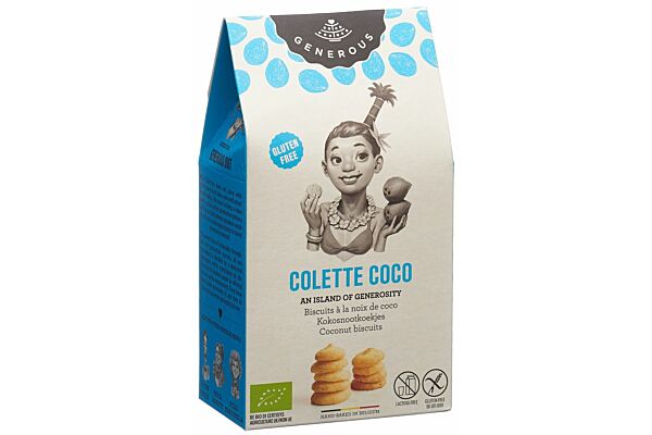 Generous Colette Coco biscuit sans gluten 100 g