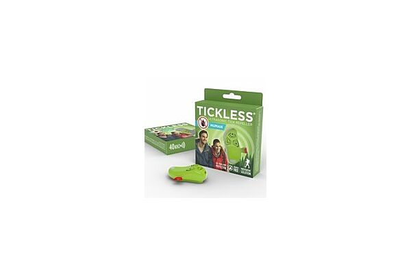 Tickless protection tiques adultes vert/rouge