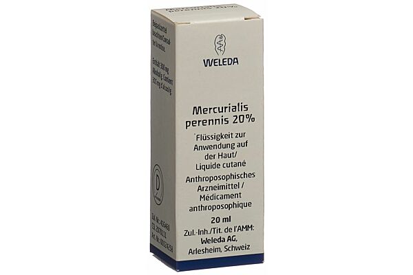Weleda mercurialis perennis 20 % externum fl 20 ml