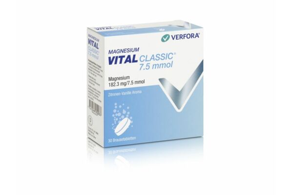 Magnesium Vital Classic Brausetabl 7.5 mmol 30 Stk