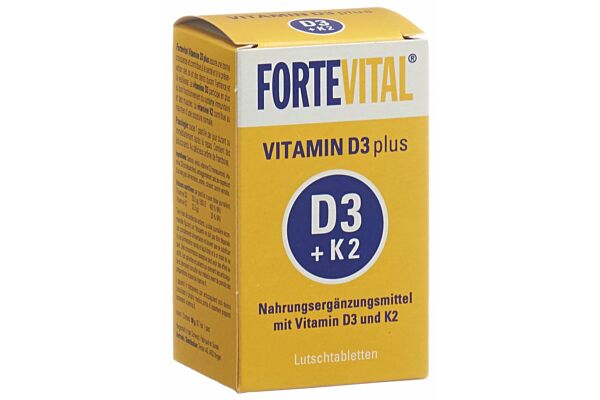 Fortevital Vitamin D3 plus Lutschtabl Ds 60 g