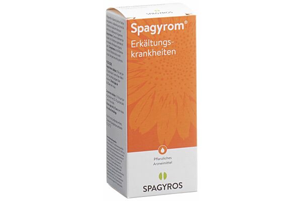 Spagyrom Refroidissements gouttes fl 100 ml