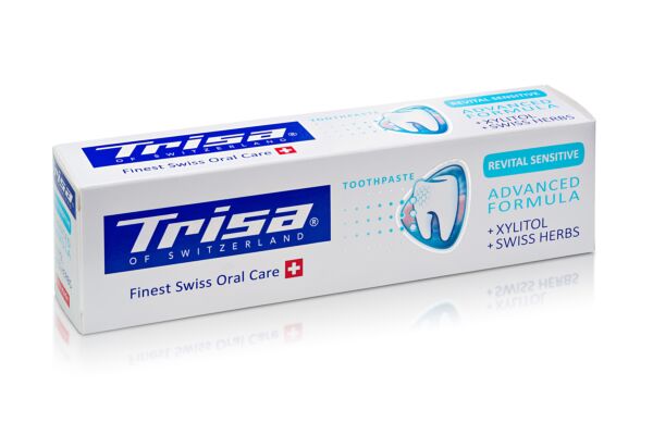 Trisa Zahnpasta Revital Sensitive Swiss Herbs Tb 75 ml
