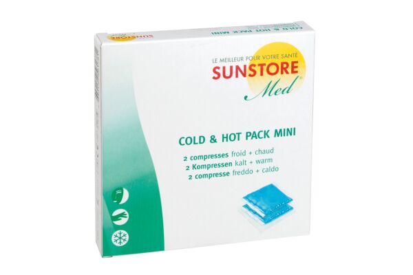 SUN STORE Med Cold & Hot Pack 10x10cm Mini 2 Stk