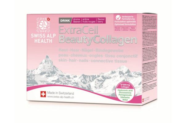 Extra Cell Beauty Collagen Drink fruits rouges 20 sach 14.4 g