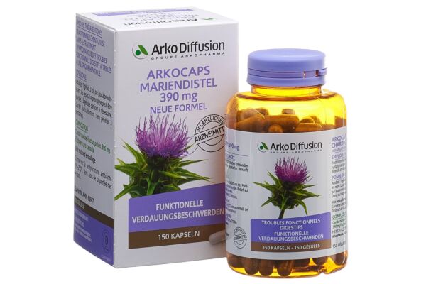 Arkocaps Mariendistel Kaps 390 mg neue Formel Ds 150 Stk