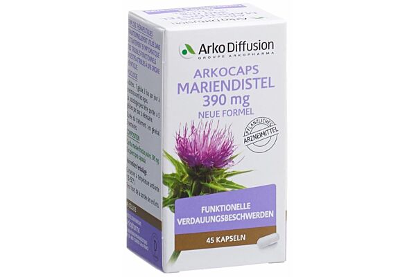 Arkocaps Mariendistel Kaps 390 mg neue Formel Ds 45 Stk
