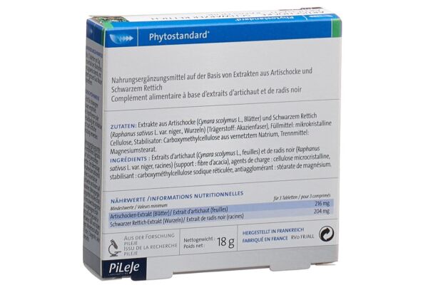 Phytostandard Artischocke-Schwarzer Rettich Tabl 30 Stk