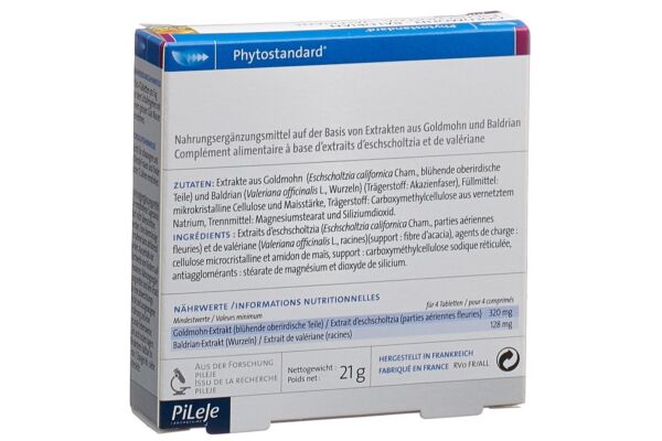 Phytostandard eschscholtzia-valériane cpr 30 pce