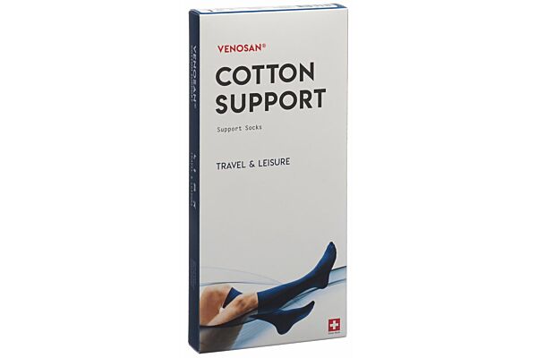 Venosan COTTON SUPPORT Socks A-D L silver 1 Paar
