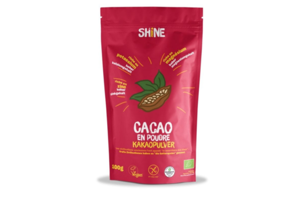SHINE Cacao cru en poudre BIO sach 100 g